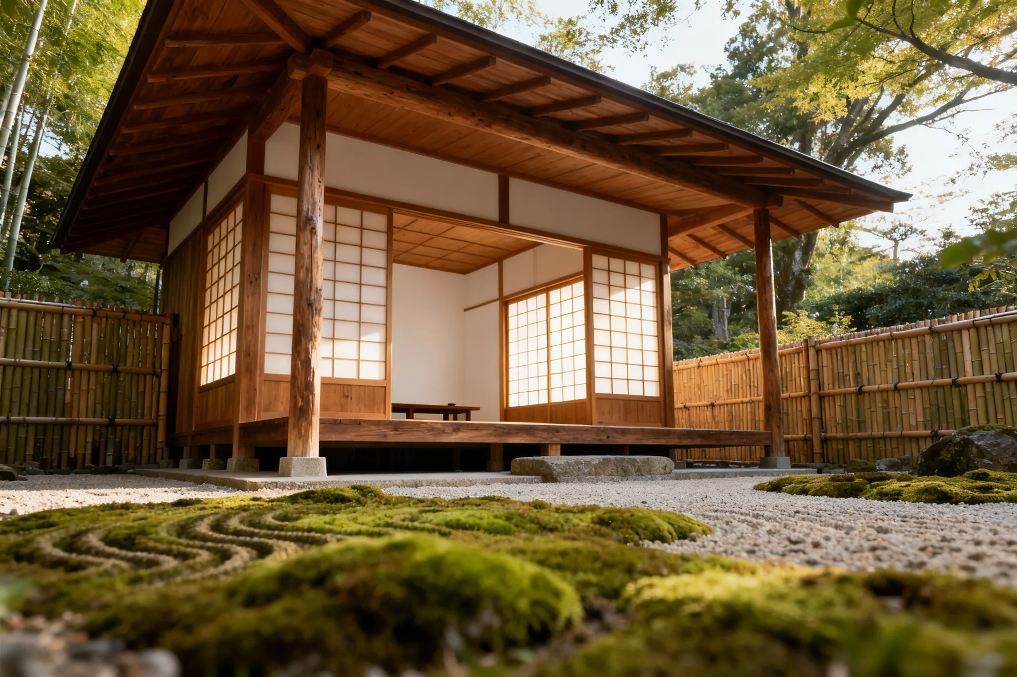 Serene Japanese Tea Room